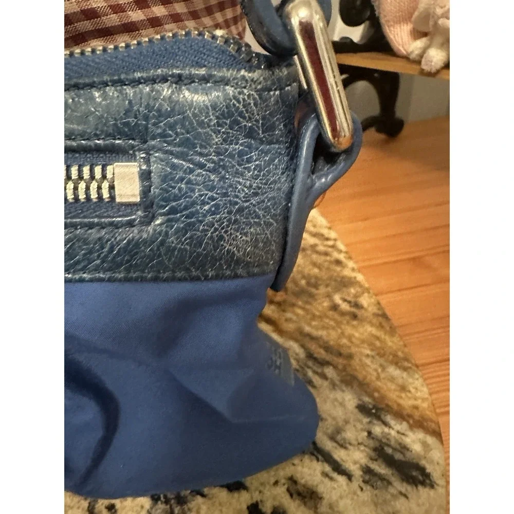 Hobo Canvas/leather Mini Cobalt‎ Blue Excellent Condition Festival Boat Travel